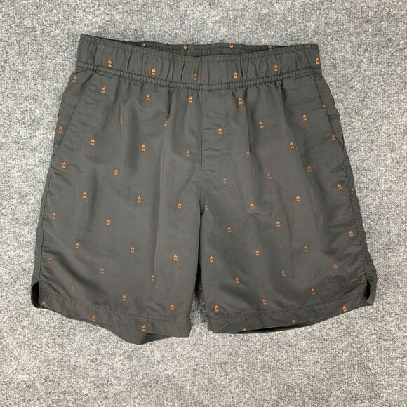 The North Face Swim Trunk Men S Small Campfire Print Brief Lined Beach Shorts - Picture 2 of 12